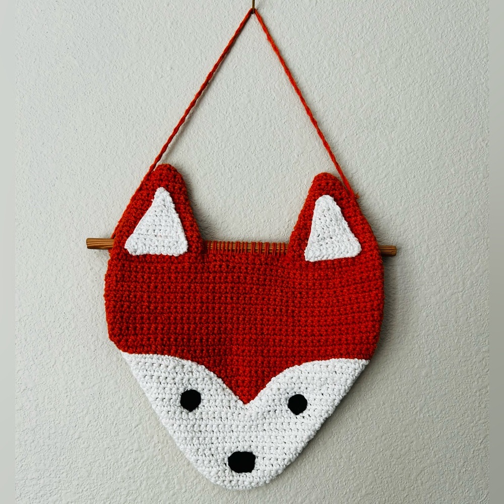 Crate & Barrel Fox Woven Wall Art - Picture 2 of 4